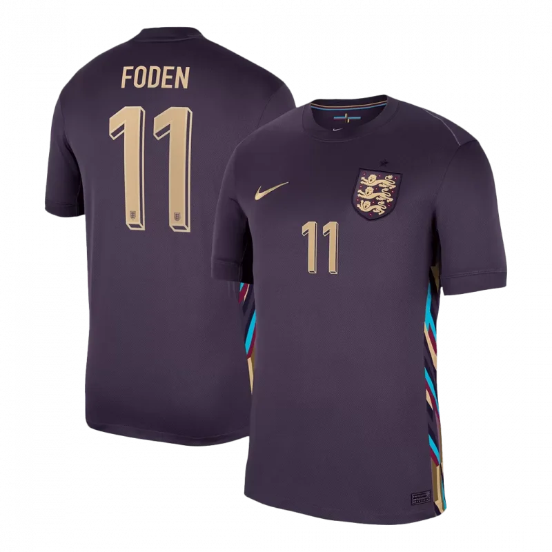 FODEN #11 England Away Soccer Jersey EURO