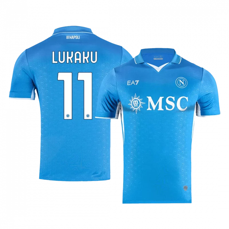 LUKAKU #11 Napoli Home Authentic Soccer Jersey