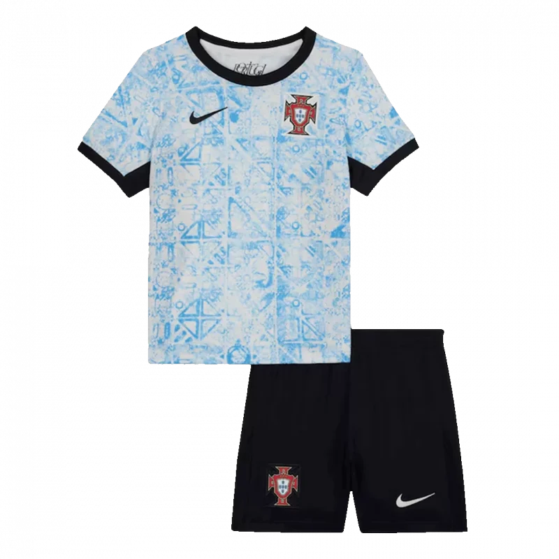 Portugal Away Kids Soccer Jerseys Kit EURO