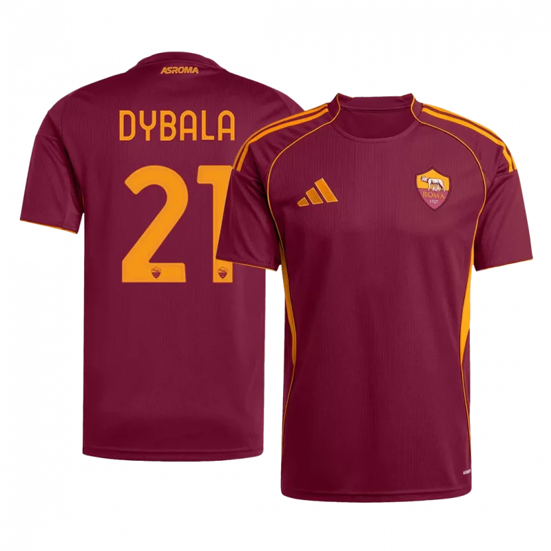 DYBALA #21 Roma Home Soccer Jersey 2025/26