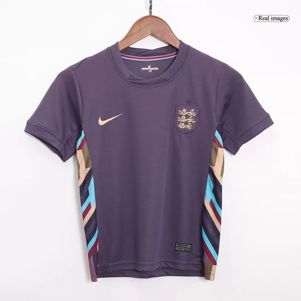 England Away Kids Soccer Jerseys Kit EURO - Image 2