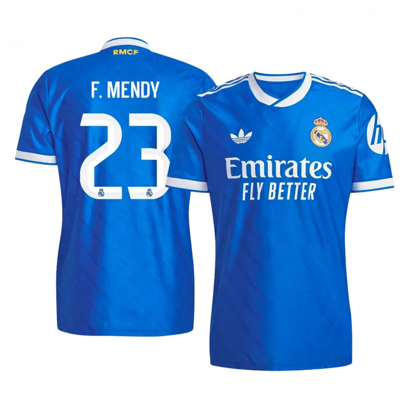 F. MENDY #23 Real Madrid Third Away Authentic Soccer Jersey 2025/26