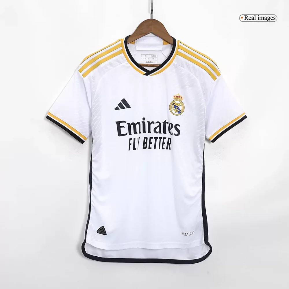 MBAPPÉ #9 Real Madrid Home Authentic Soccer Jersey 2023/24 - Image 3