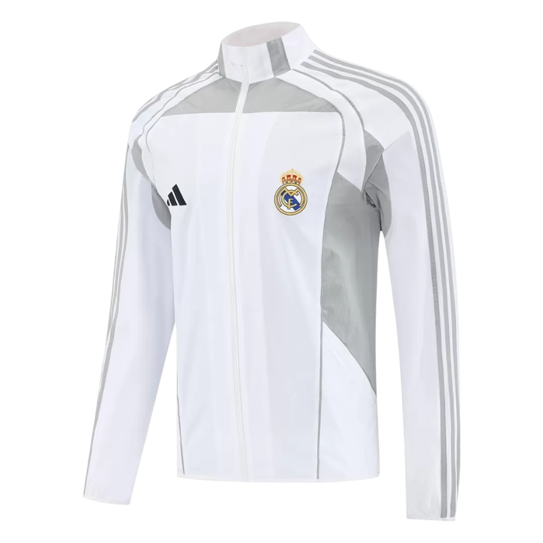 Real Madrid Windbreaker Jacket 2025/26 - White - Image 2