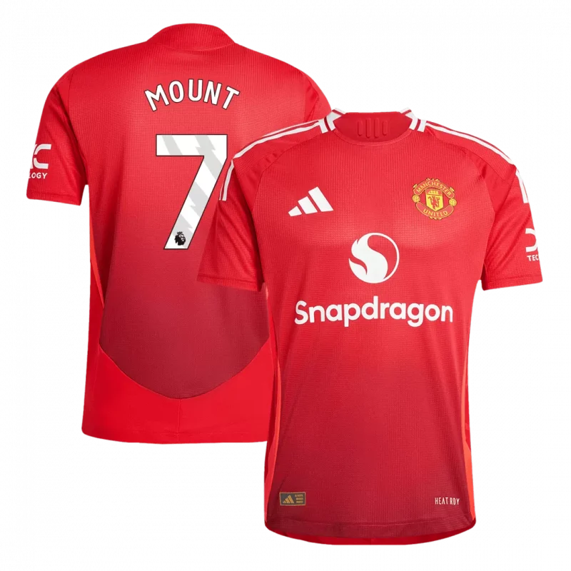 MOUNT #7 Manchester United Home Authentic Soccer Jersey