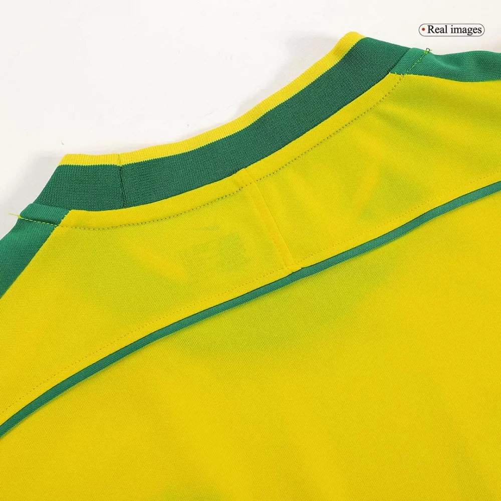Vintage Soccer Jersey RIVALDO #10 Brazil Home 1998 - Image 9