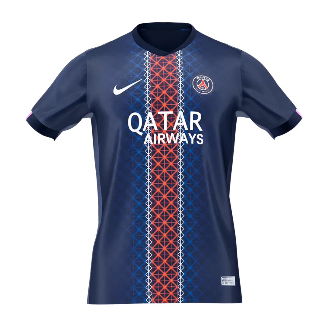 JOÃO NEVES #87 PSG Home Soccer Jersey 2025/26 - Image 3