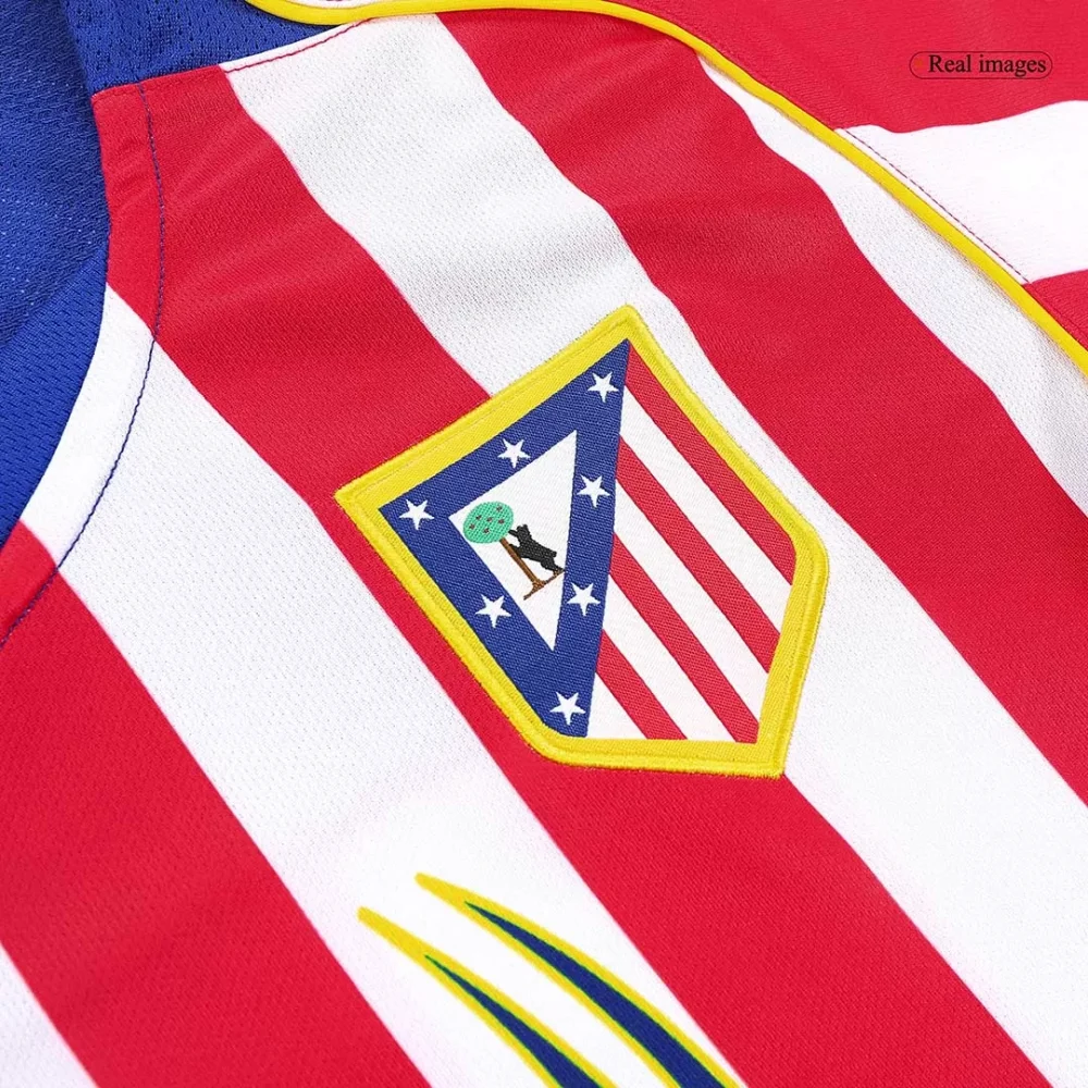 Retro Soccer Jersey Atletico Madrid Home 2004/05 - Image 8