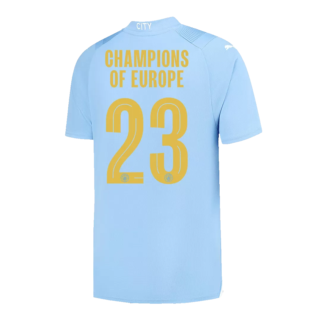 CHAMPIONS OF EUROPE #23 Manchester City Home Jersey 2023/24 - Image 2