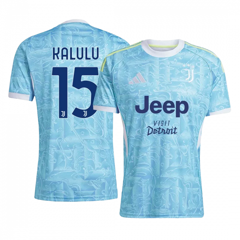 KALULU #15 Juventus Away Soccer Jersey 2025/26