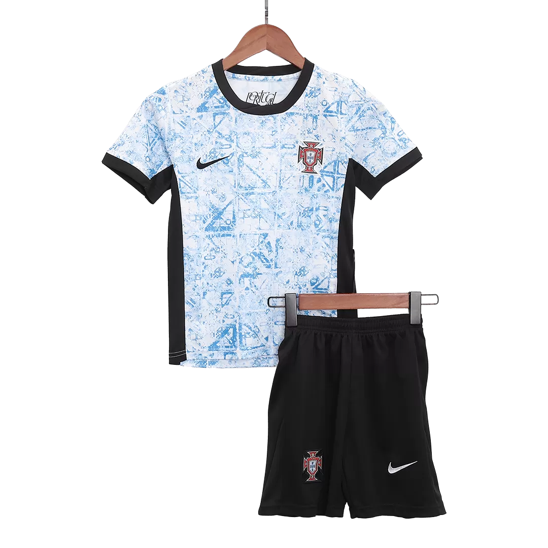 Portugal Away Kids Soccer Jerseys Kit EURO - Image 3