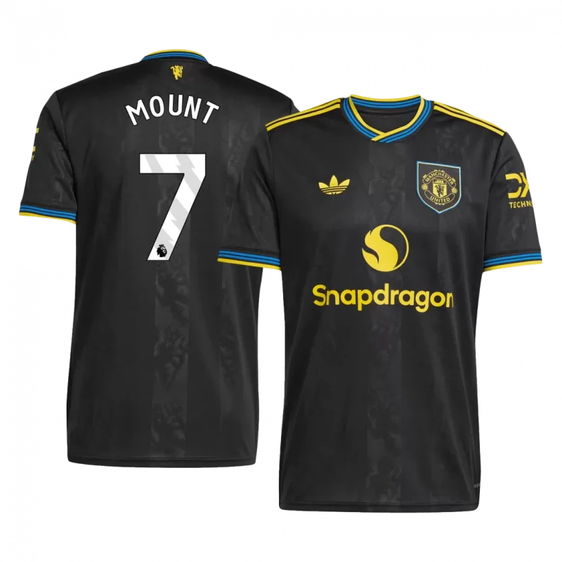 MOUNT #7 Manchester United Third Away Soccer Jersey 2025/26