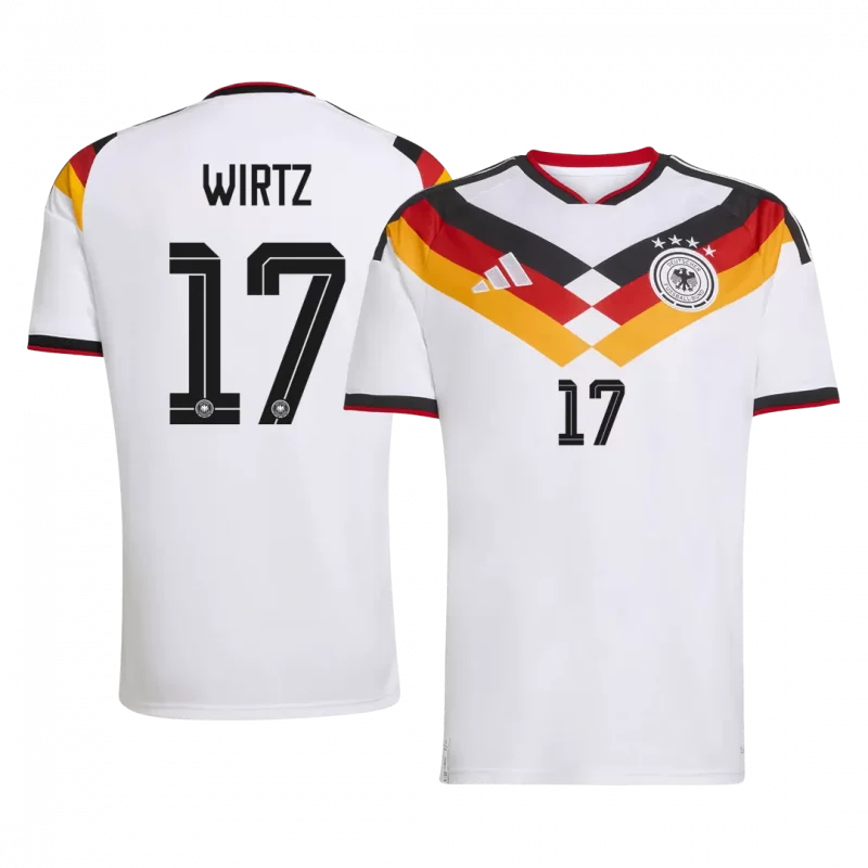 WIRTZ #17 Germany Home Soccer Jersey World Cup 2026