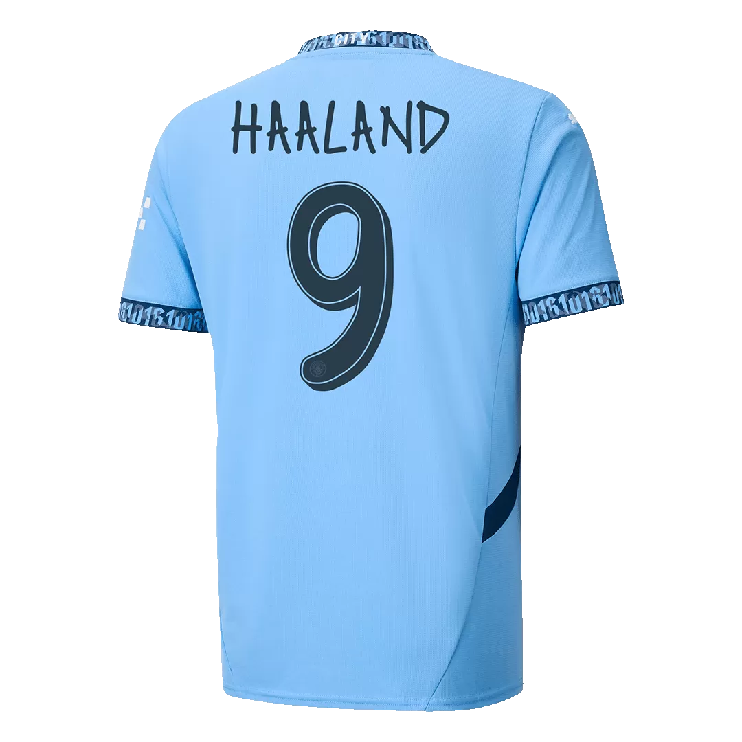 HAALAND #9 Manchester City Home Soccer Jersey - UCL - Image 3