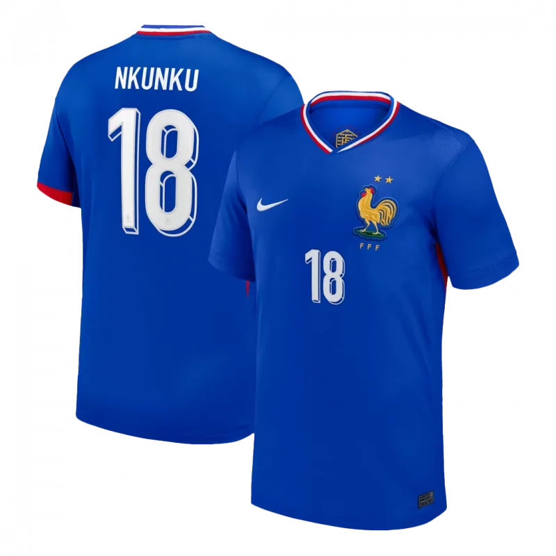 NKUNKU #18 France Home Soccer Jersey