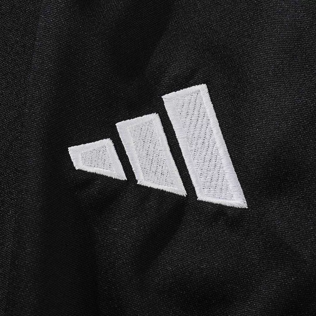 Real Madrid 1/4 Zip Tracksuit 2025/26 Kids Black - Image 20