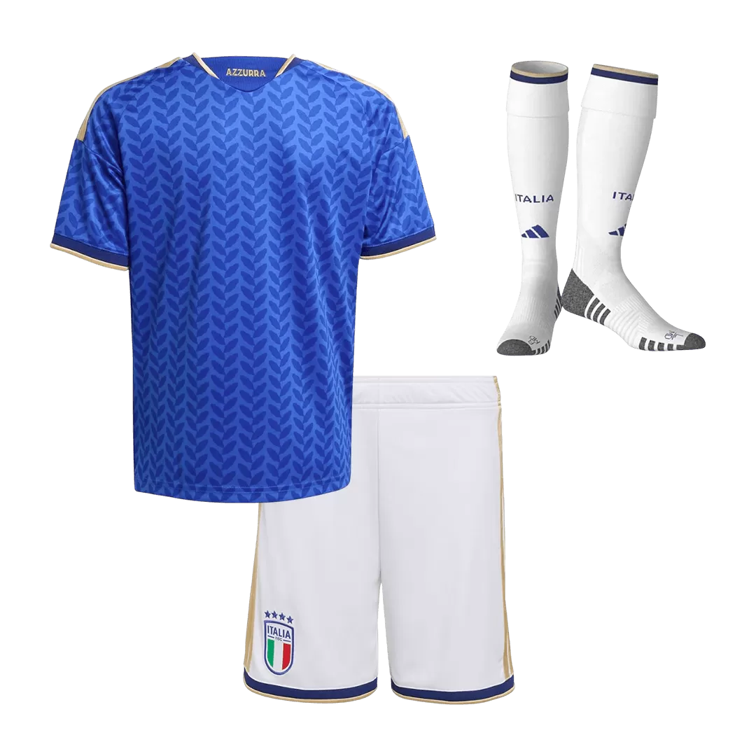 Italy Home World Cup Kids Soccer Jerseys Full Kit 2025/26 - Image 2