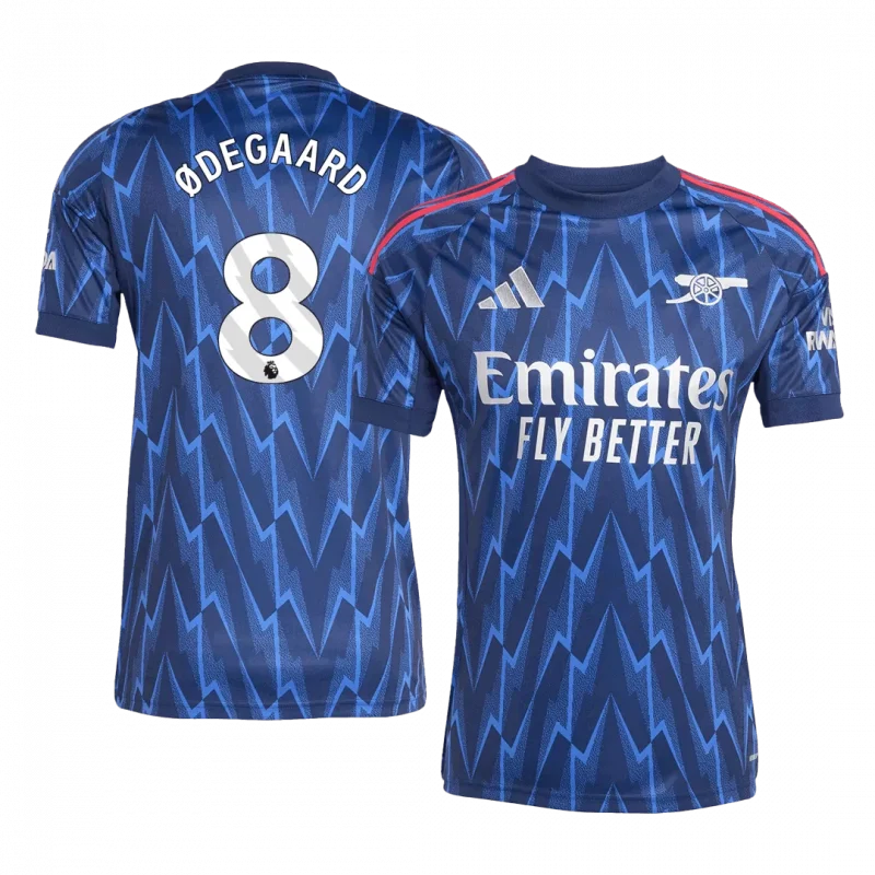ØDEGAARD #8 Arsenal Away Soccer Jersey 2025/26
