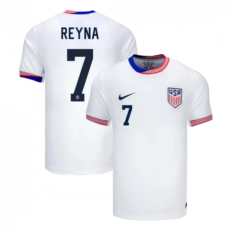 REYNA #7 USA Home Soccer Jersey Copa America