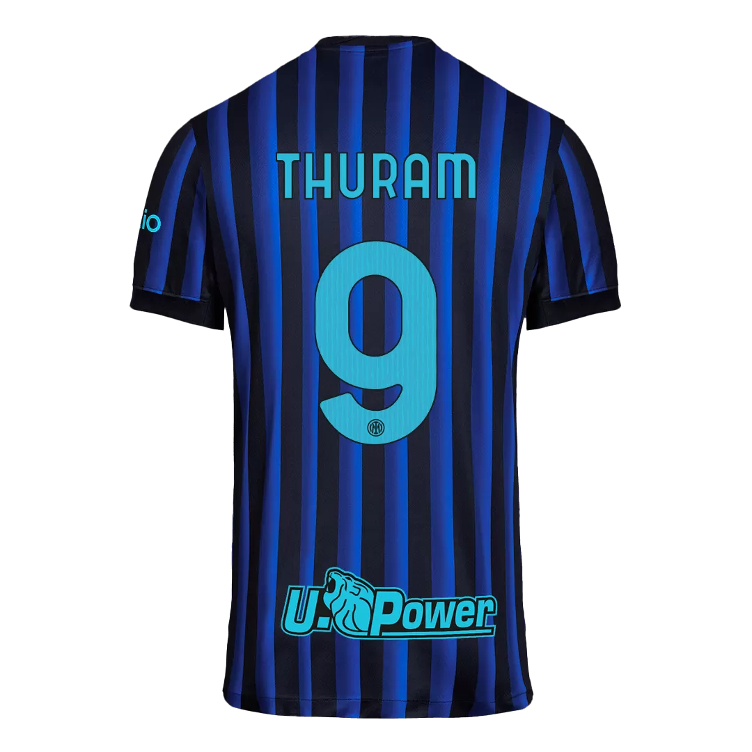 THURAM #9 Inter Milan Home Soccer Jersey 2025/26 - Image 3