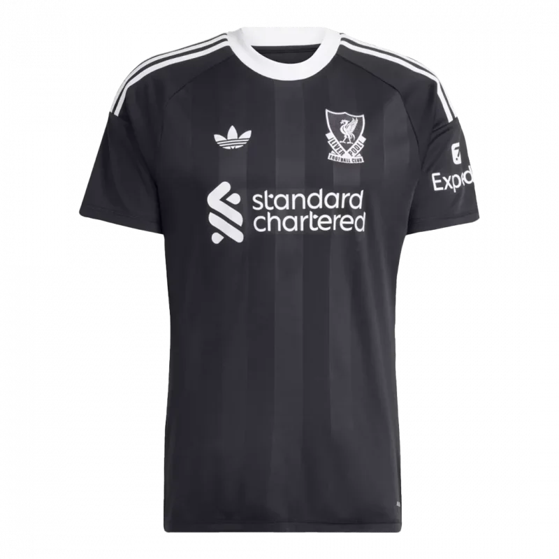 Liverpool Goalkeeper Soccer Jersey 2025/26 Black