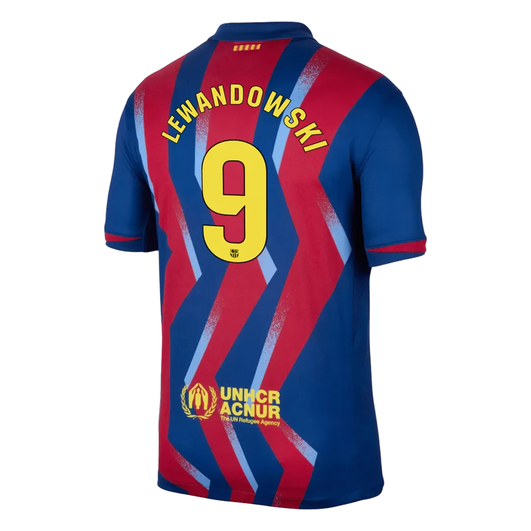 LEWANDOWSKI #9 Barcelona Fourth Away Soccer Jersey 2025/26 - Image 3