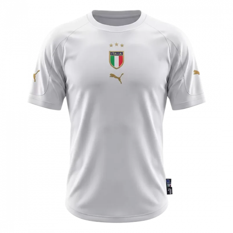 Retro Soccer Jersey Italy Away 2004