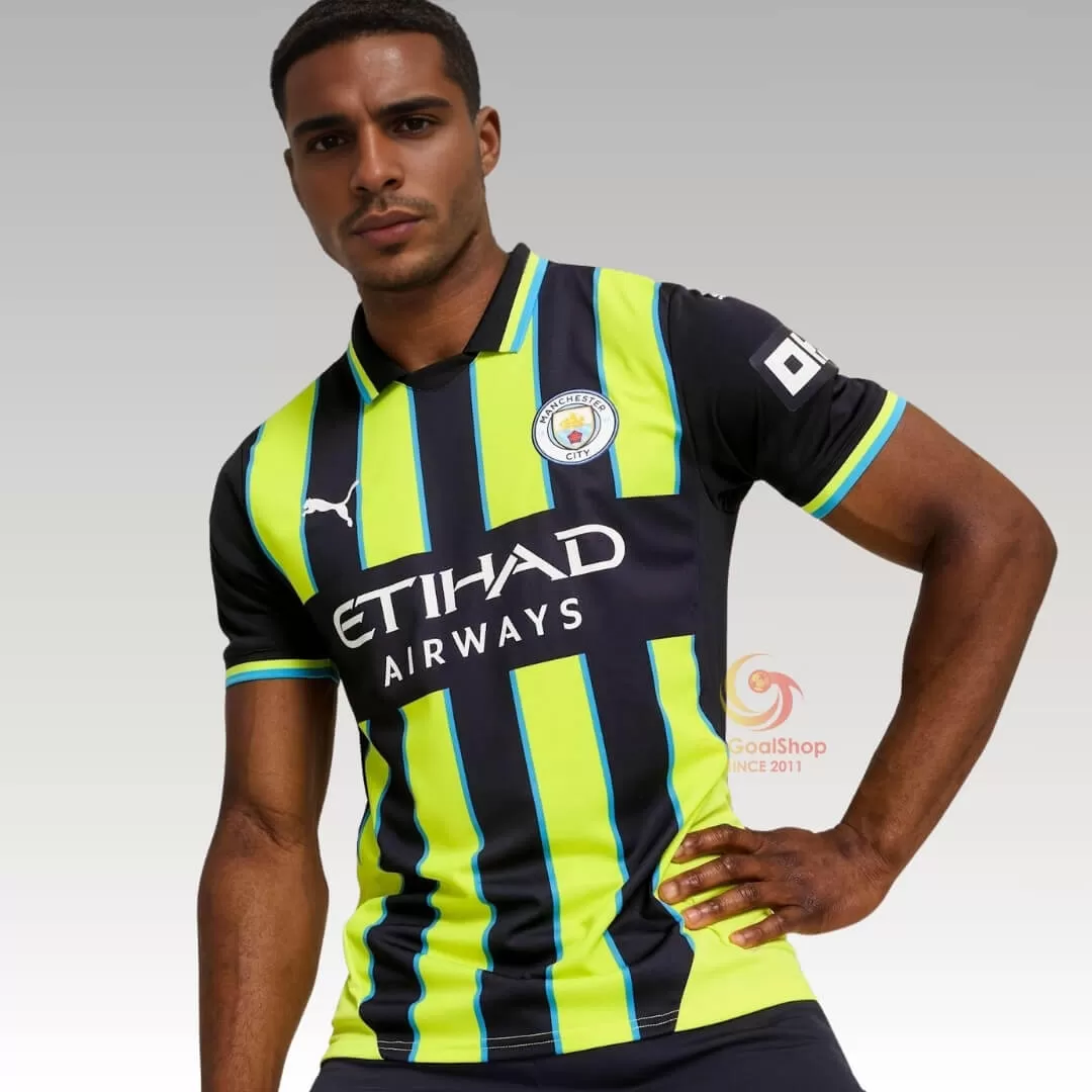 Manchester City Away Soccer Jersey - Image 3