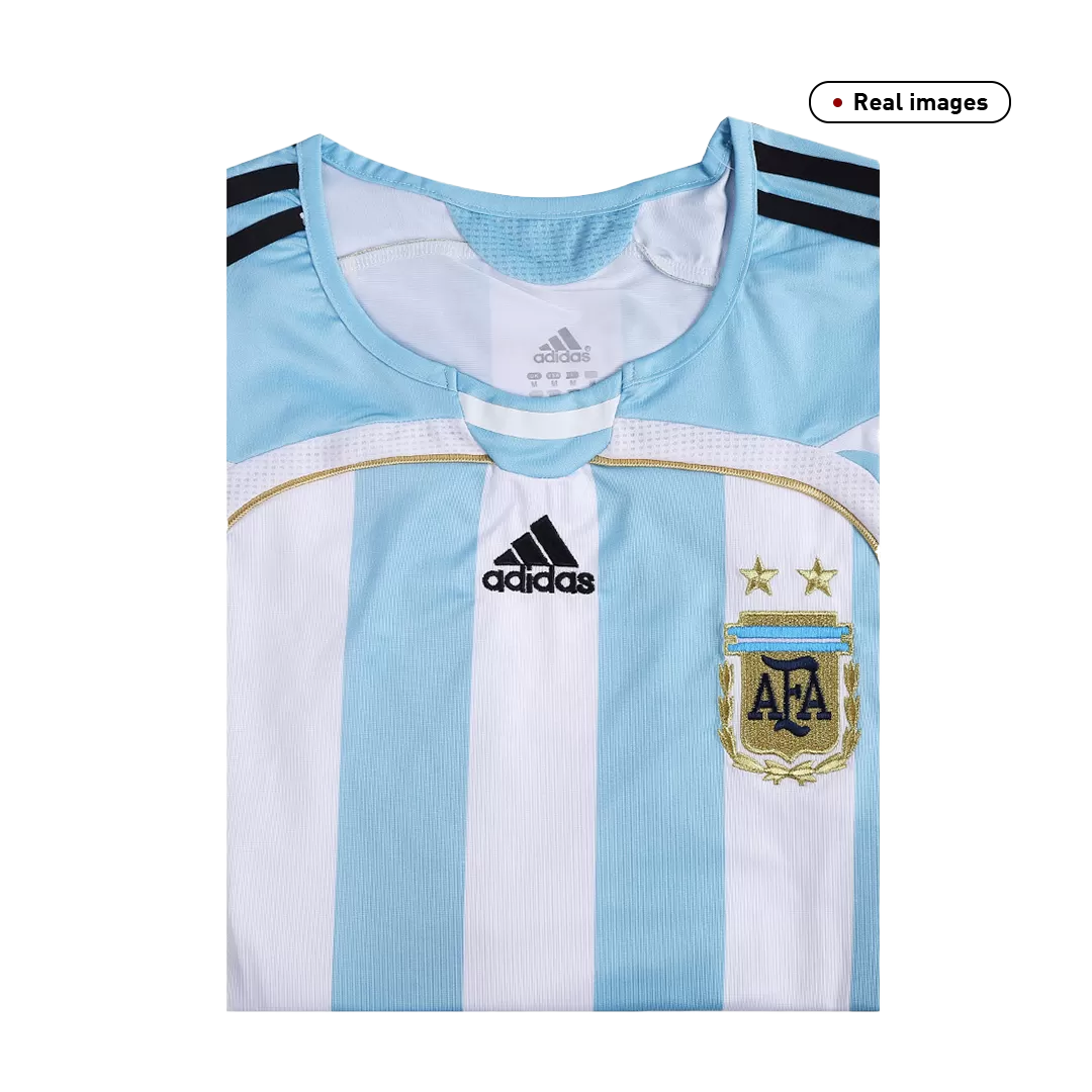 Argentina Vintage Soccer Jerseys Home Kit 2006 - Image 3