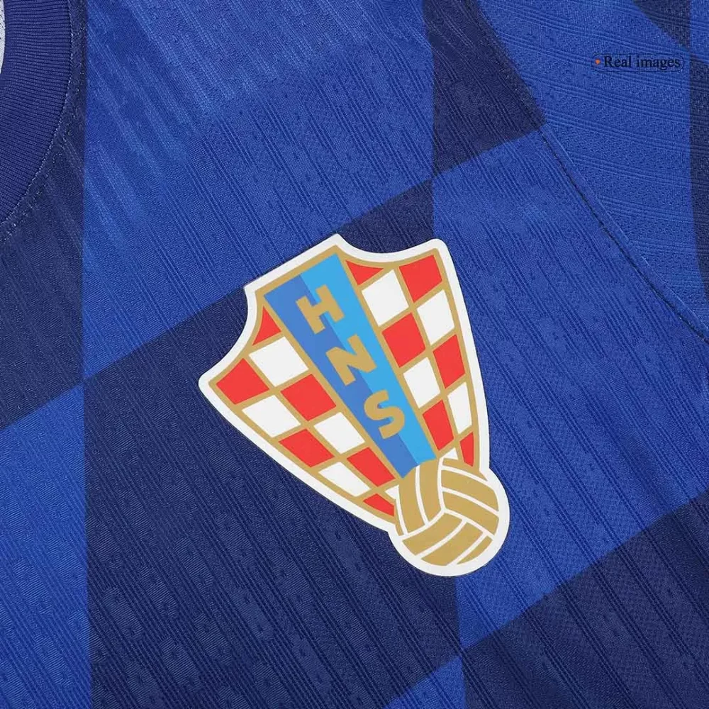 Croatia Away Authentic Soccer Jersey EURO - Image 7