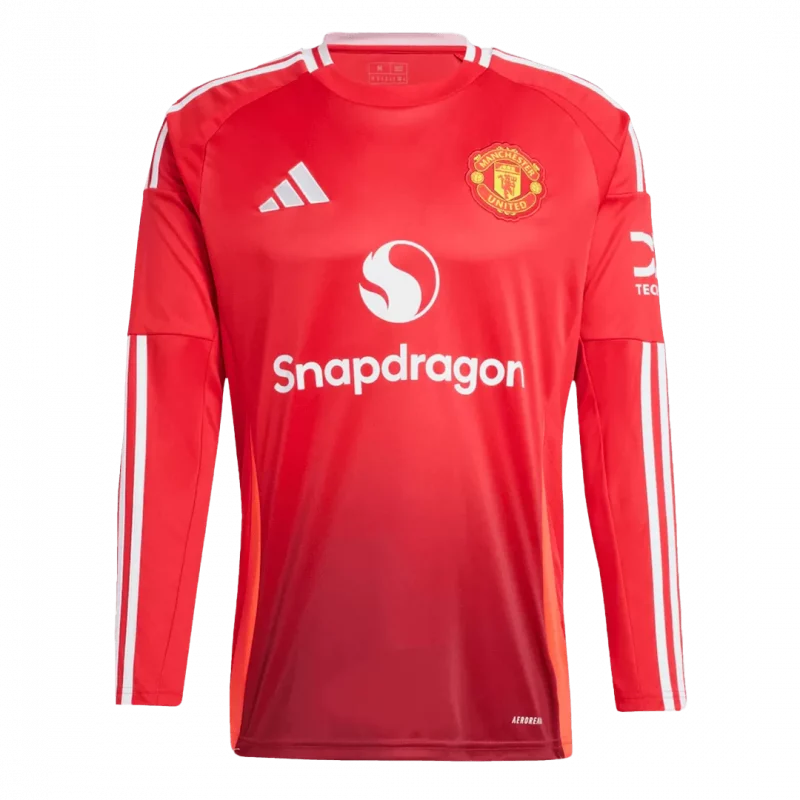 Manchester United Home Long Sleeve Jersey