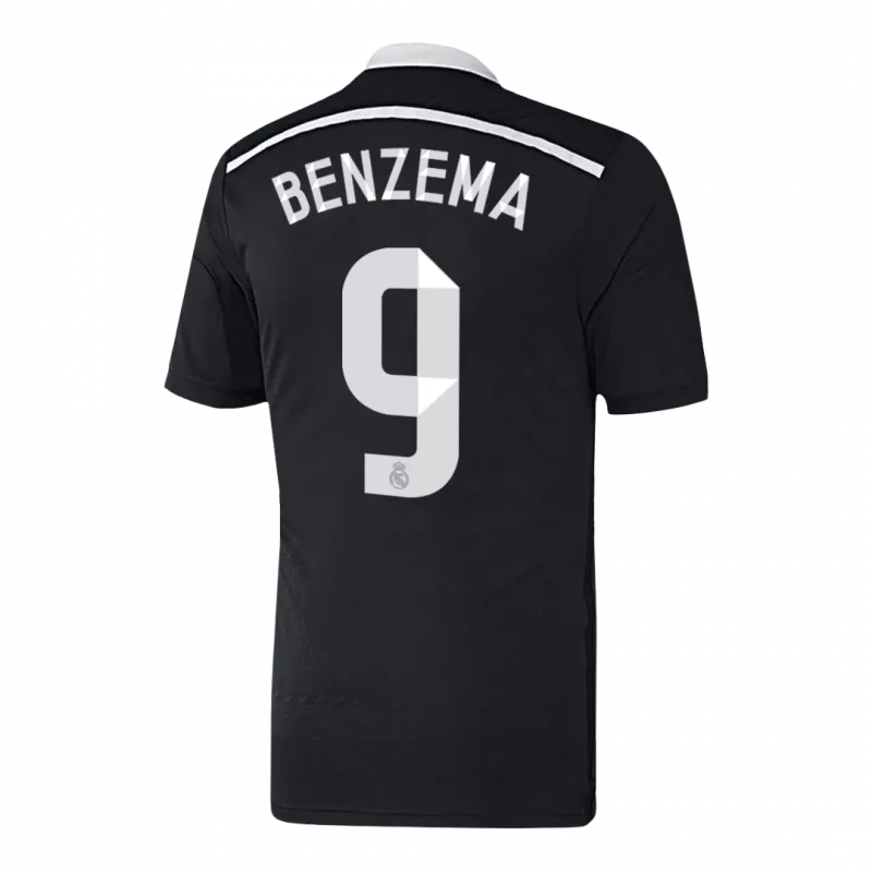Vintage Soccer Jersey BENZEMA #9 Real Madrid Third Away 2014/15