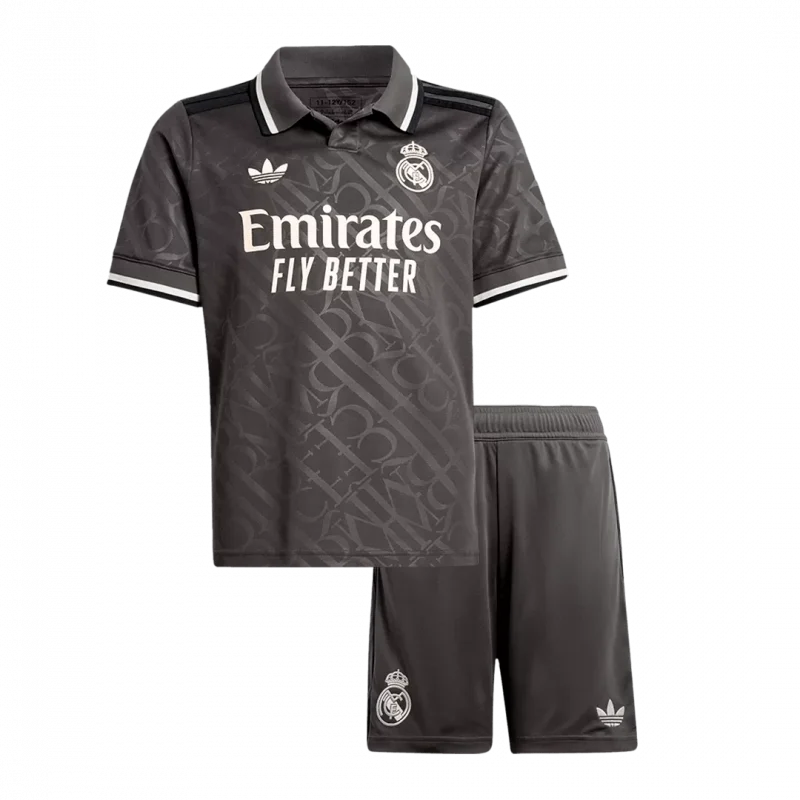 Real Madrid Third Away Kids Soccer Jerseys Kit