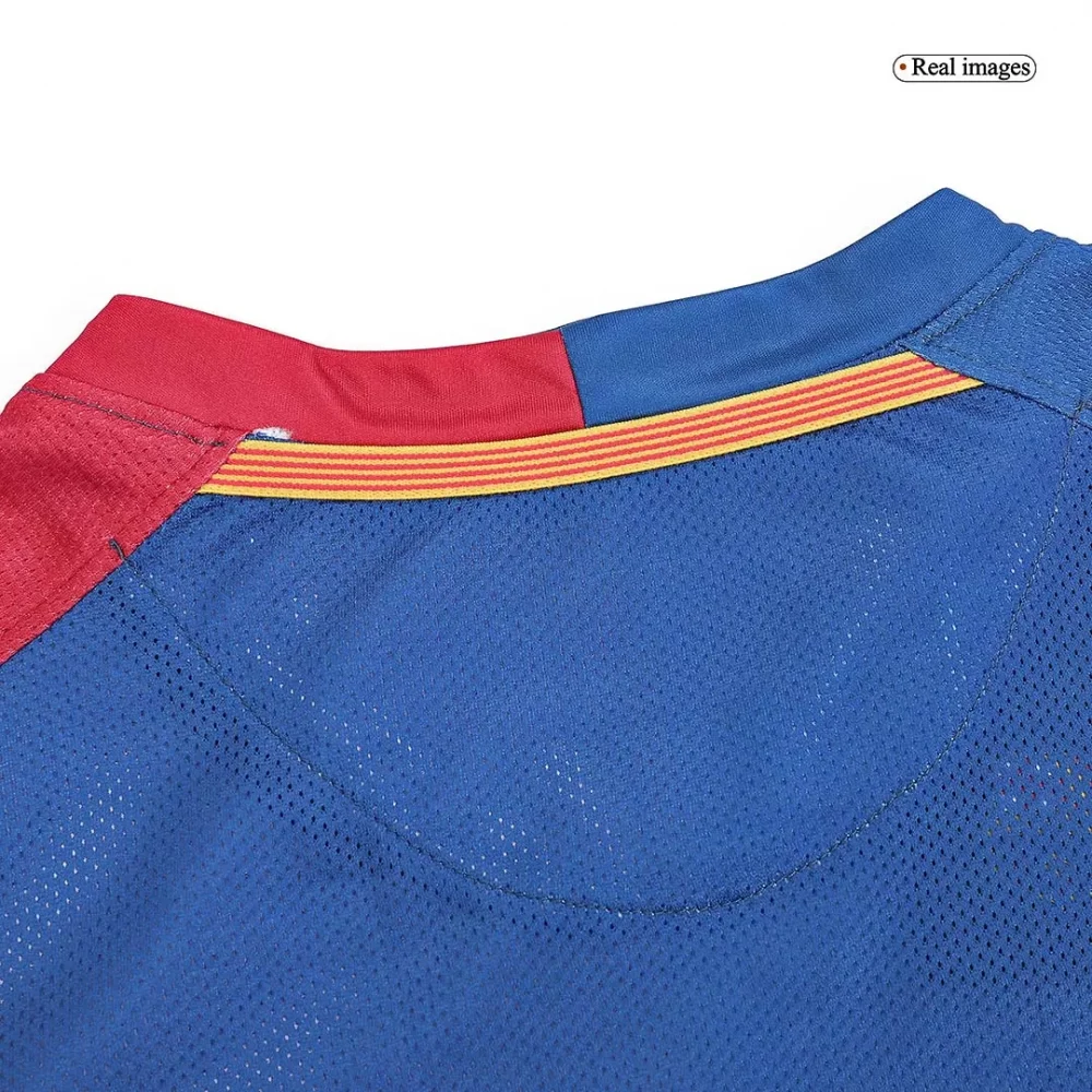 Vintage Soccer Jersey A.INIESTA #8 Barcelona Home Long Sleeve 2008/09 - UCL Final - Image 10