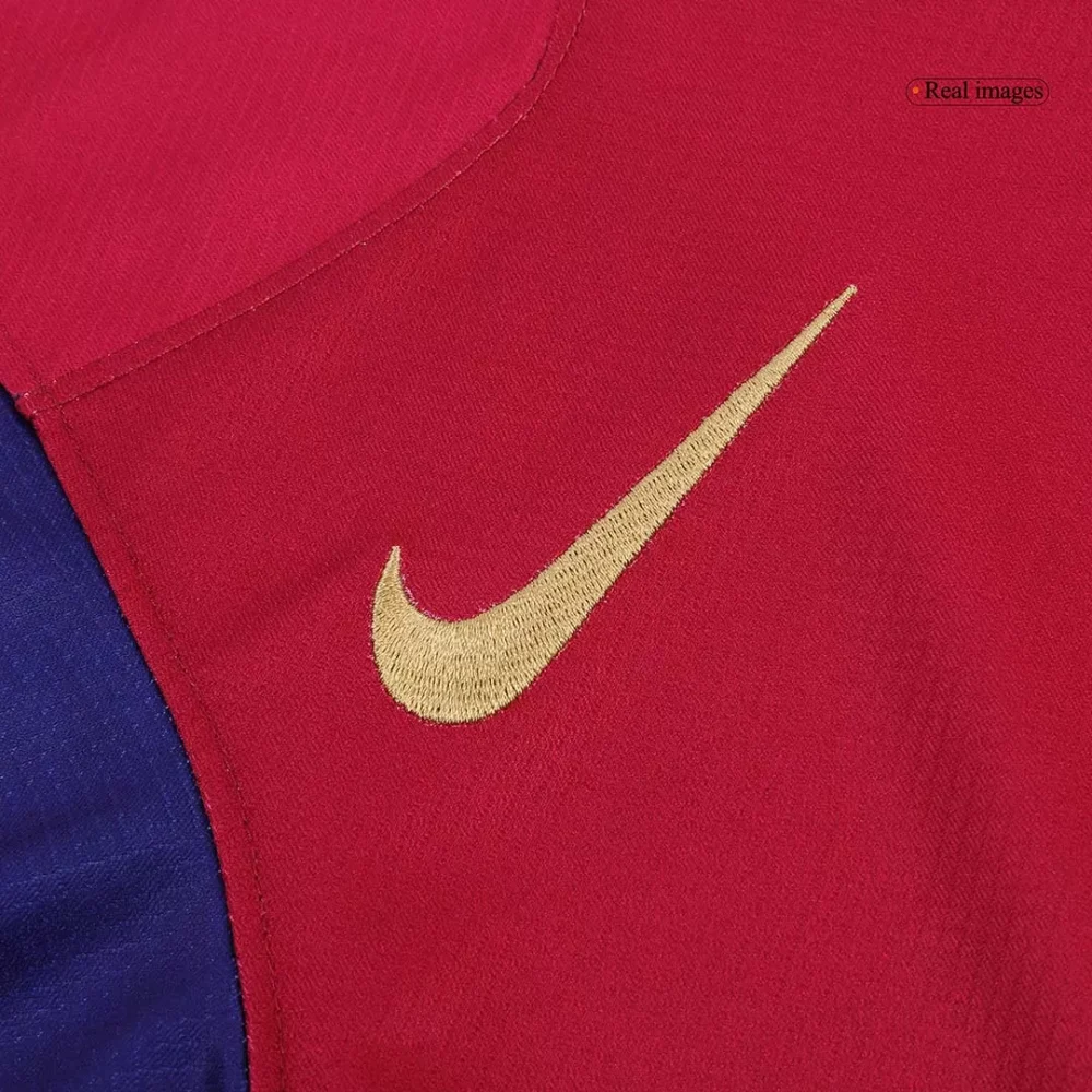 LEWANDOWSKI #9 Barcelona Home Soccer Jersey - Spotify Logo Without Text - Image 8