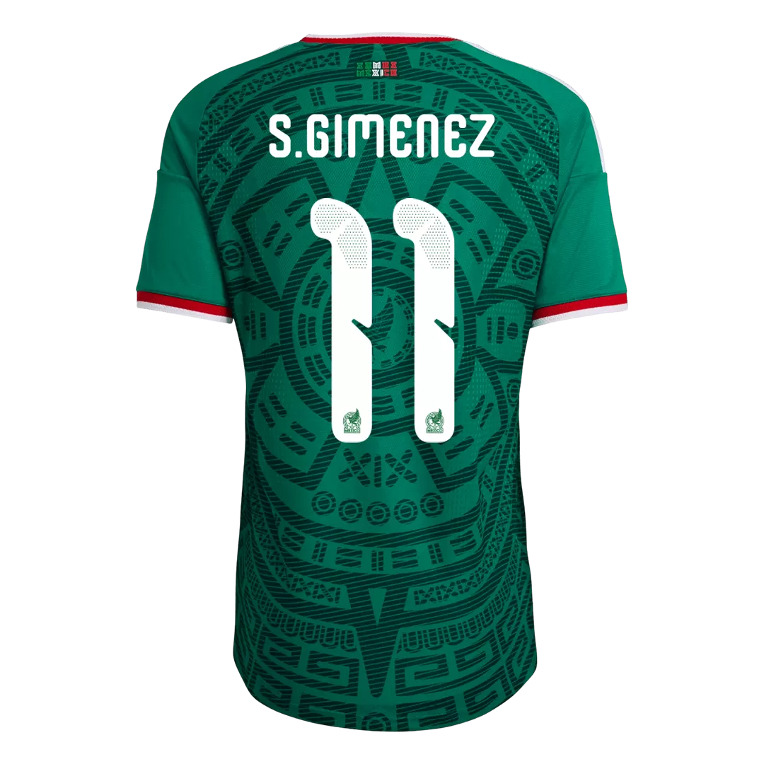 S.GIMENEZ #11 Mexico Home Player Version Jersey World Cup 2026 - Image 3