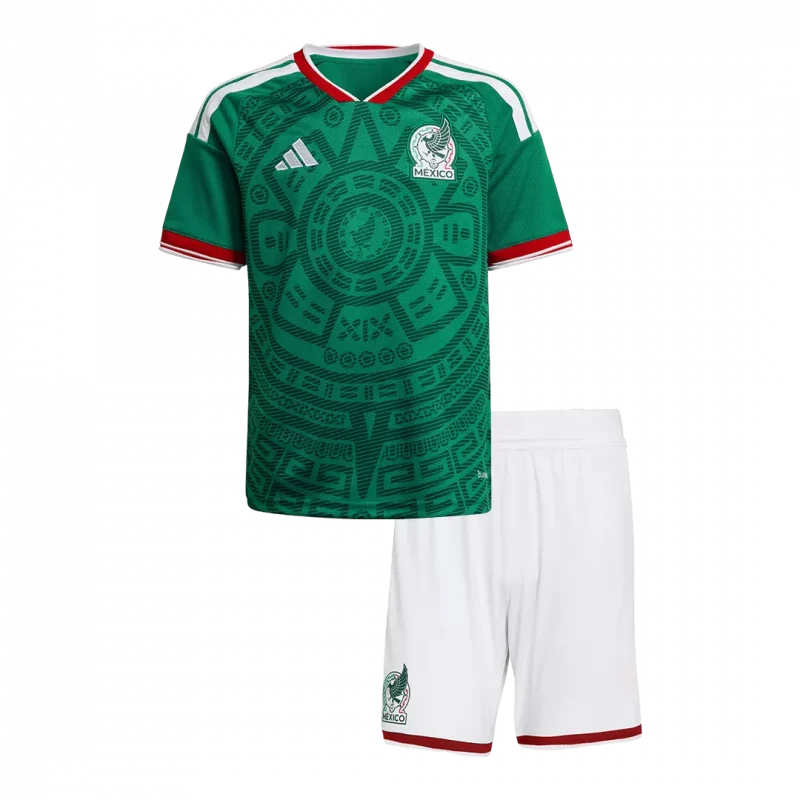 Mexico Home Kids Soccer Jerseys Kit World Cup 2026