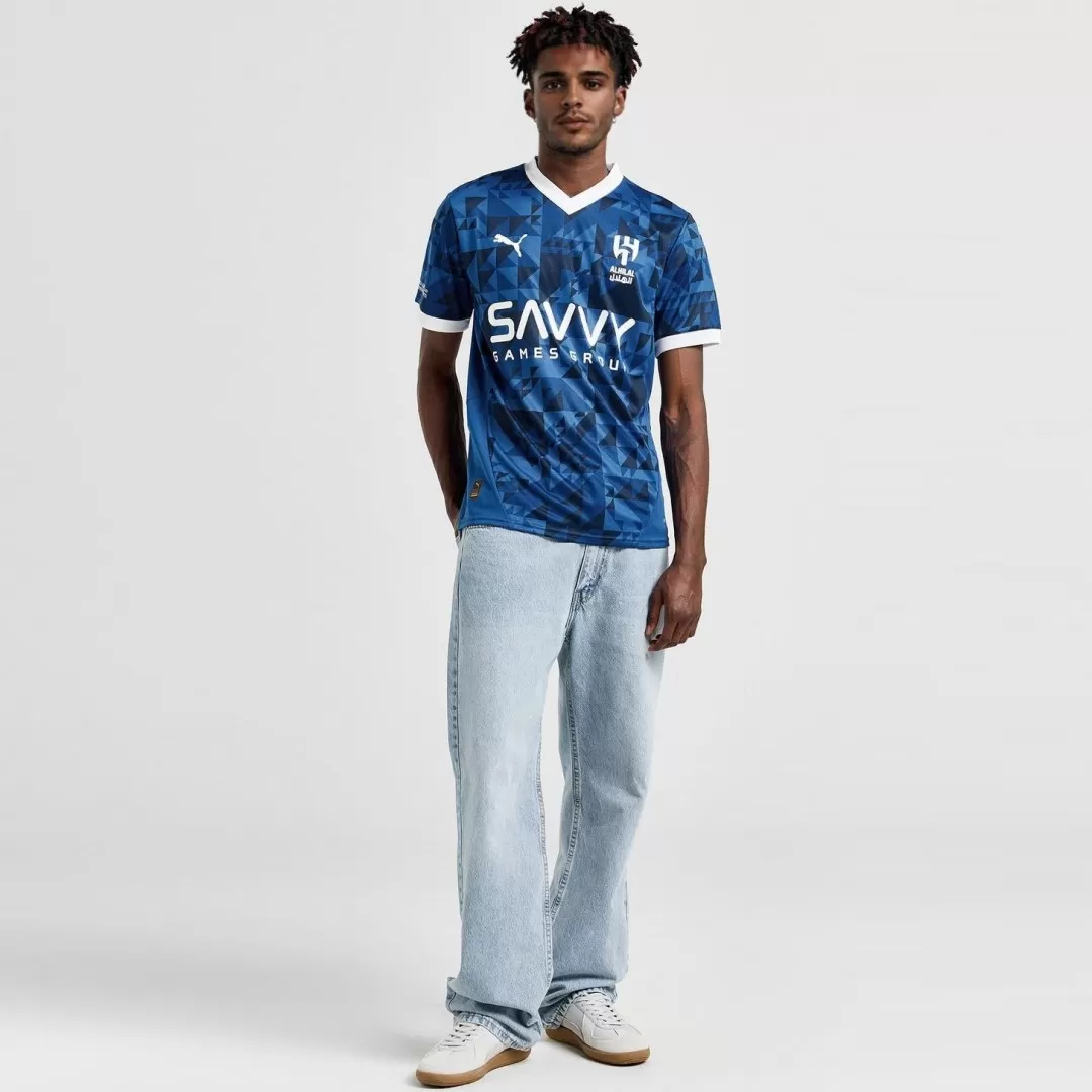 Al Hilal SFC Home Soccer Jersey - Image 5