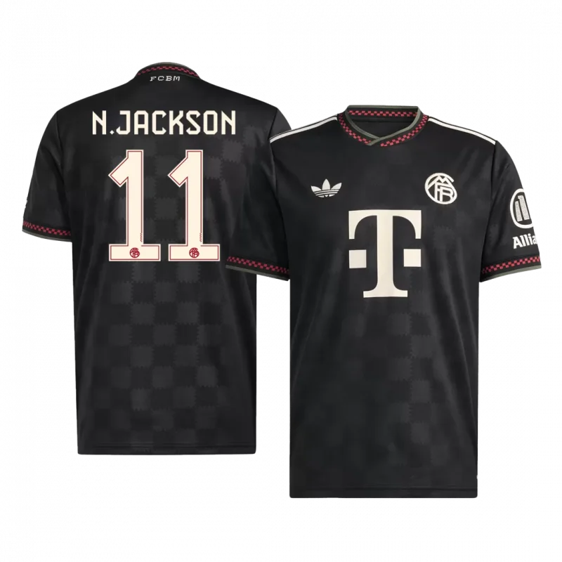 N.JACKSON #11 Bayern Munich Third Away Soccer Jersey 2025/26