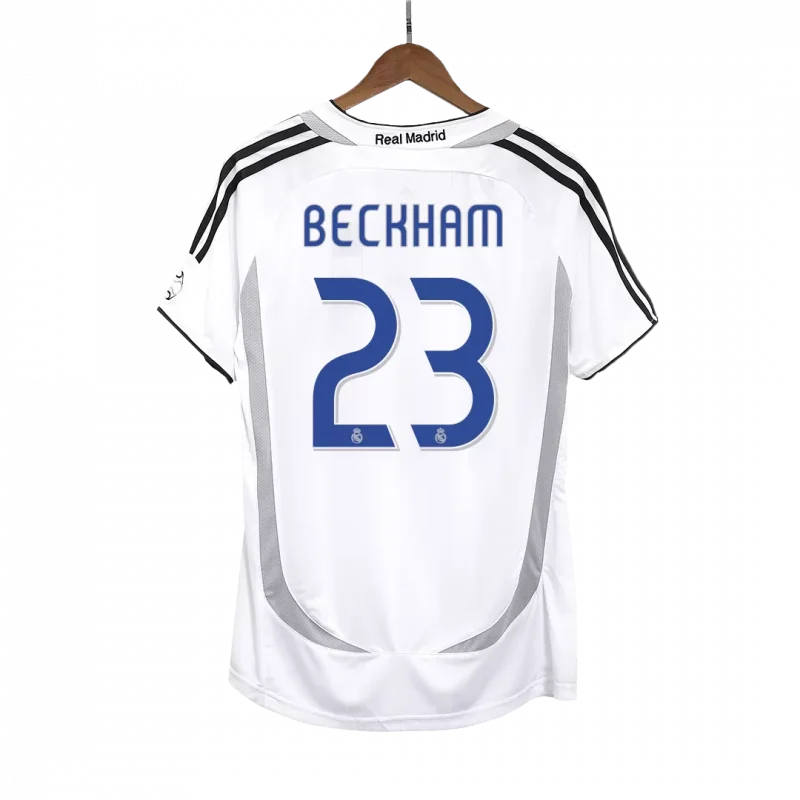 Vintage Soccer Jersey BECKHAM #23 Real Madrid Home 2006/07
