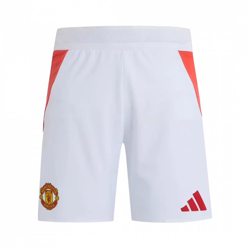 Manchester United Home Authentic Soccer Shorts