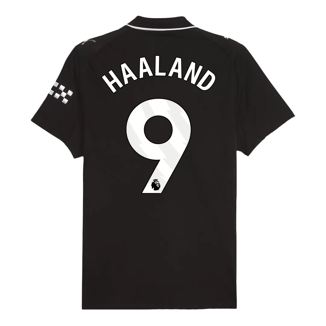 HAALAND #9 Manchester City Away Authentic Soccer Jersey 2025/26 - Image 3