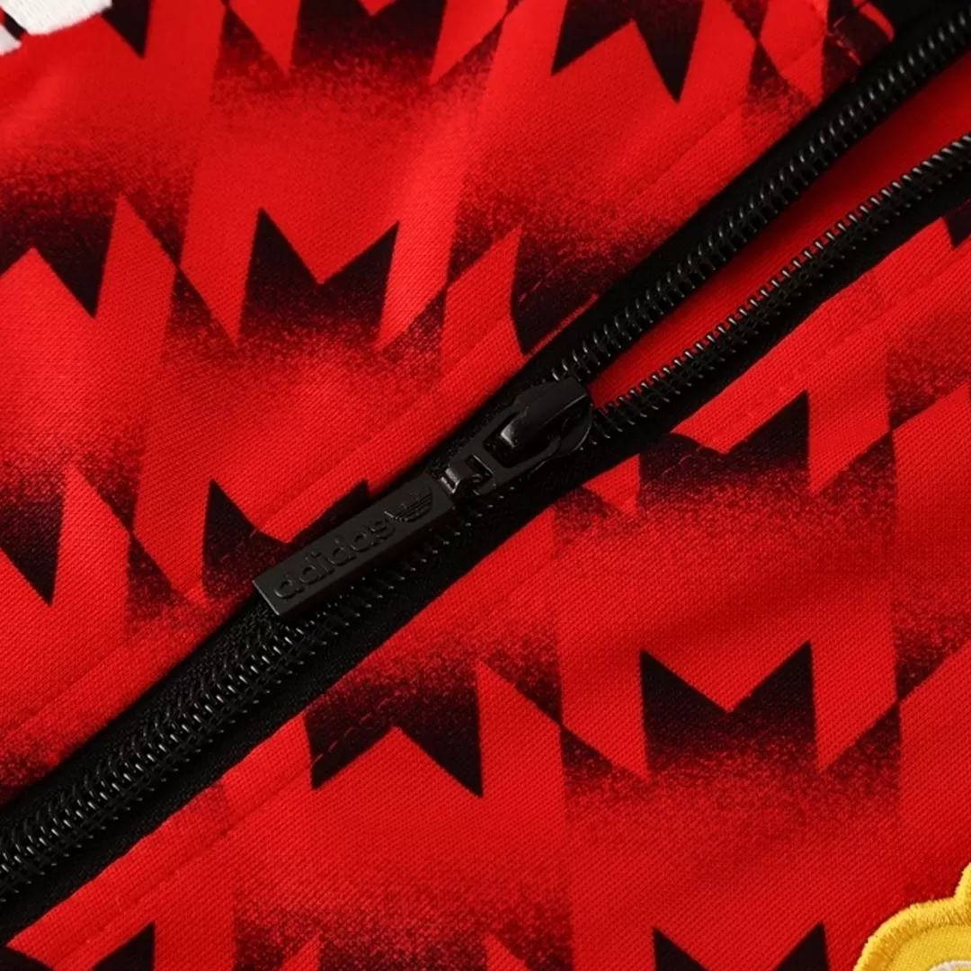 Manchester United Jacket Tracksuit 2025/26 Red&Black - Image 9