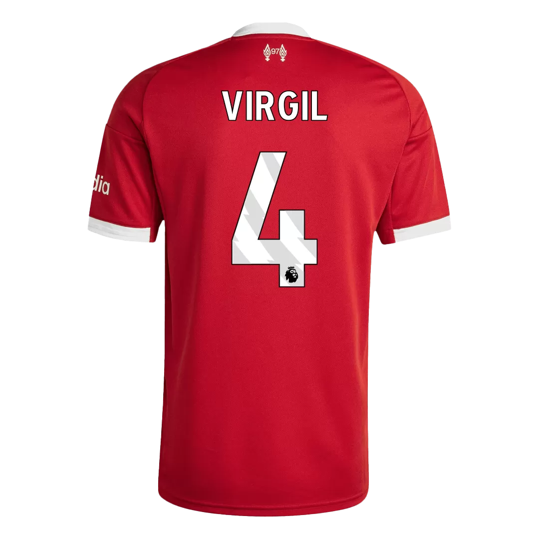 VIRGIL #4 Liverpool Home Soccer Jersey 2025/26 - Image 3