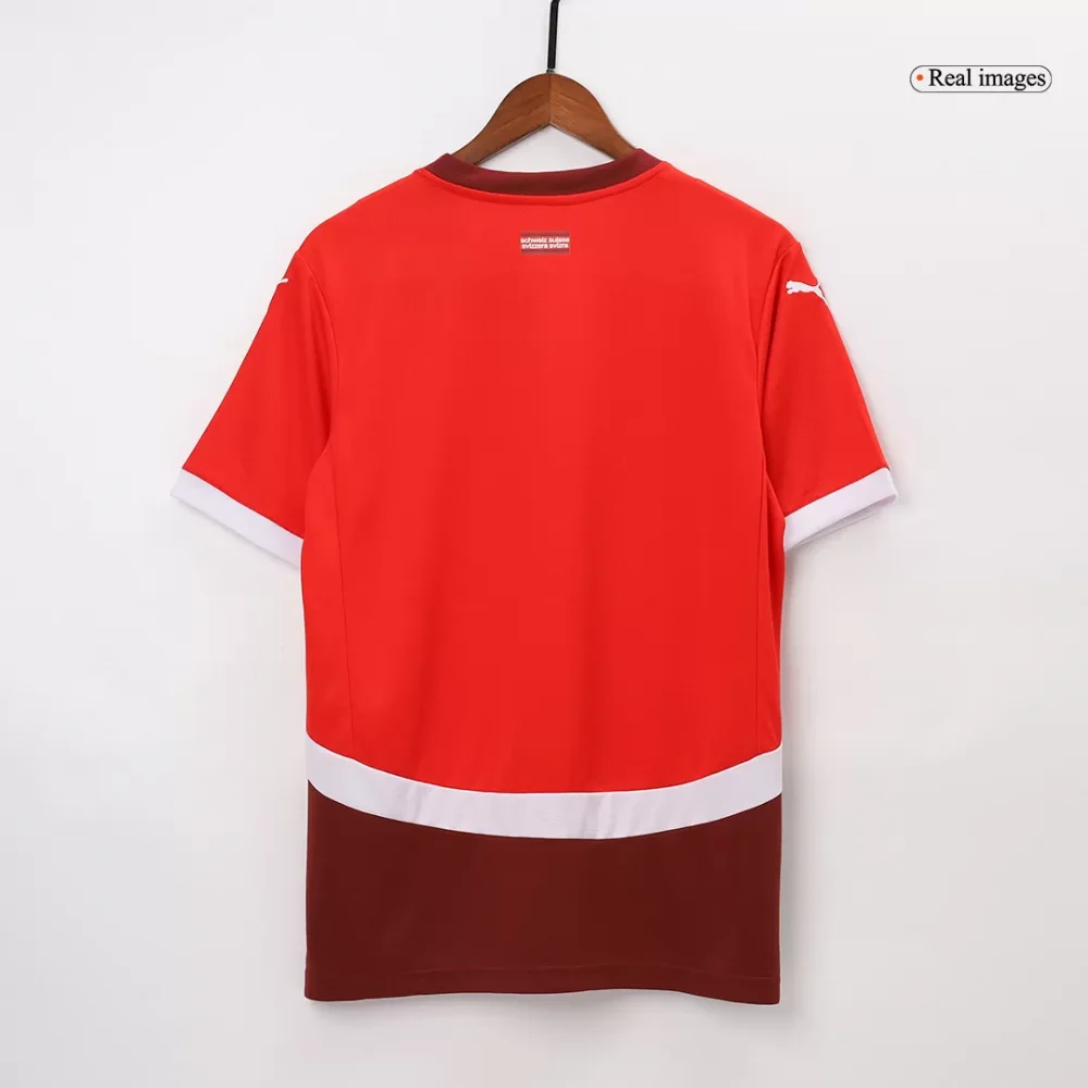 Switzerland Home Soccer Jersey EURO - Image 5