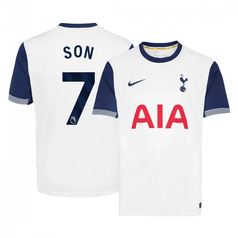 SON #7 Tottenham Hotspur Home Soccer Jersey