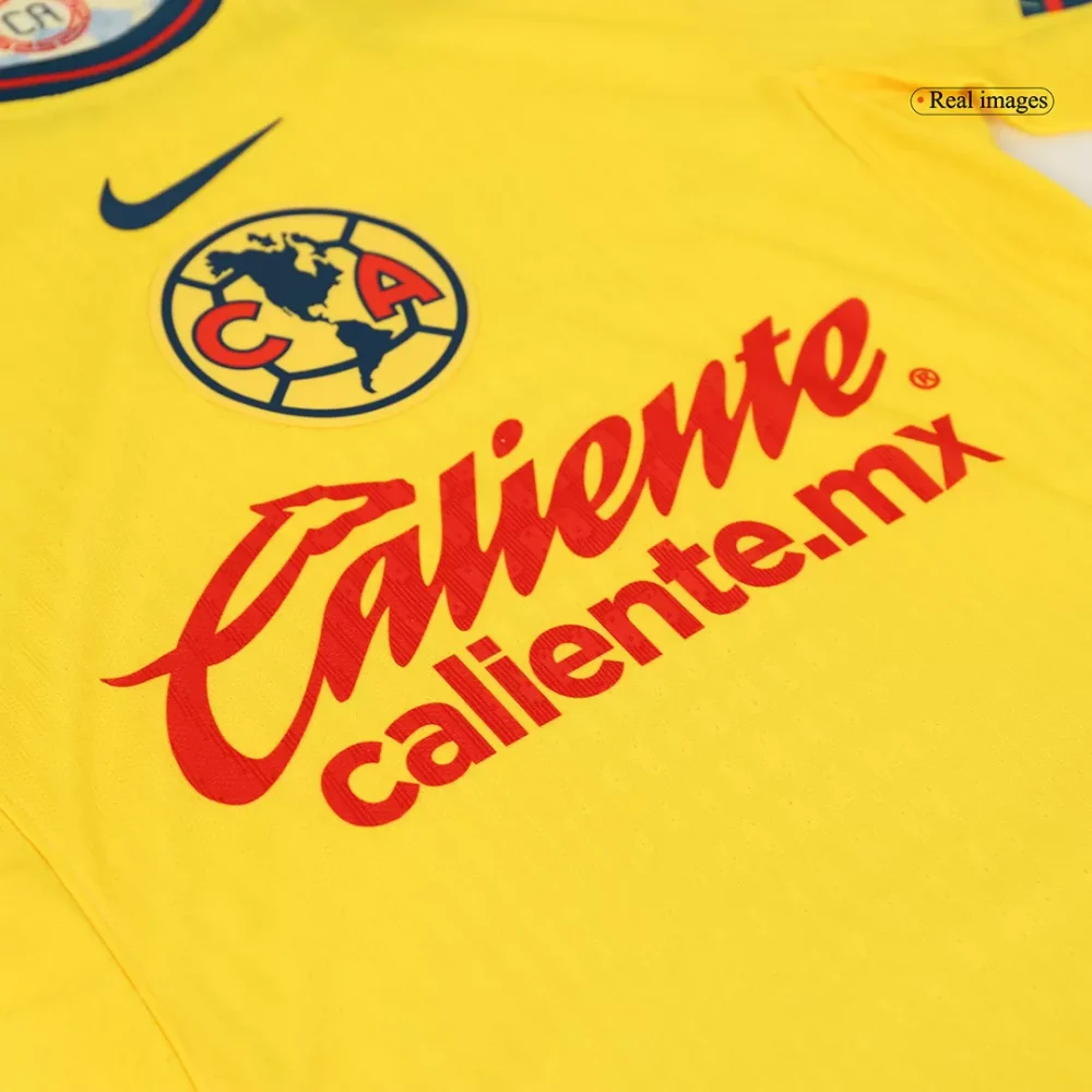 Club America Home Authentic Soccer Jersey - Image 9