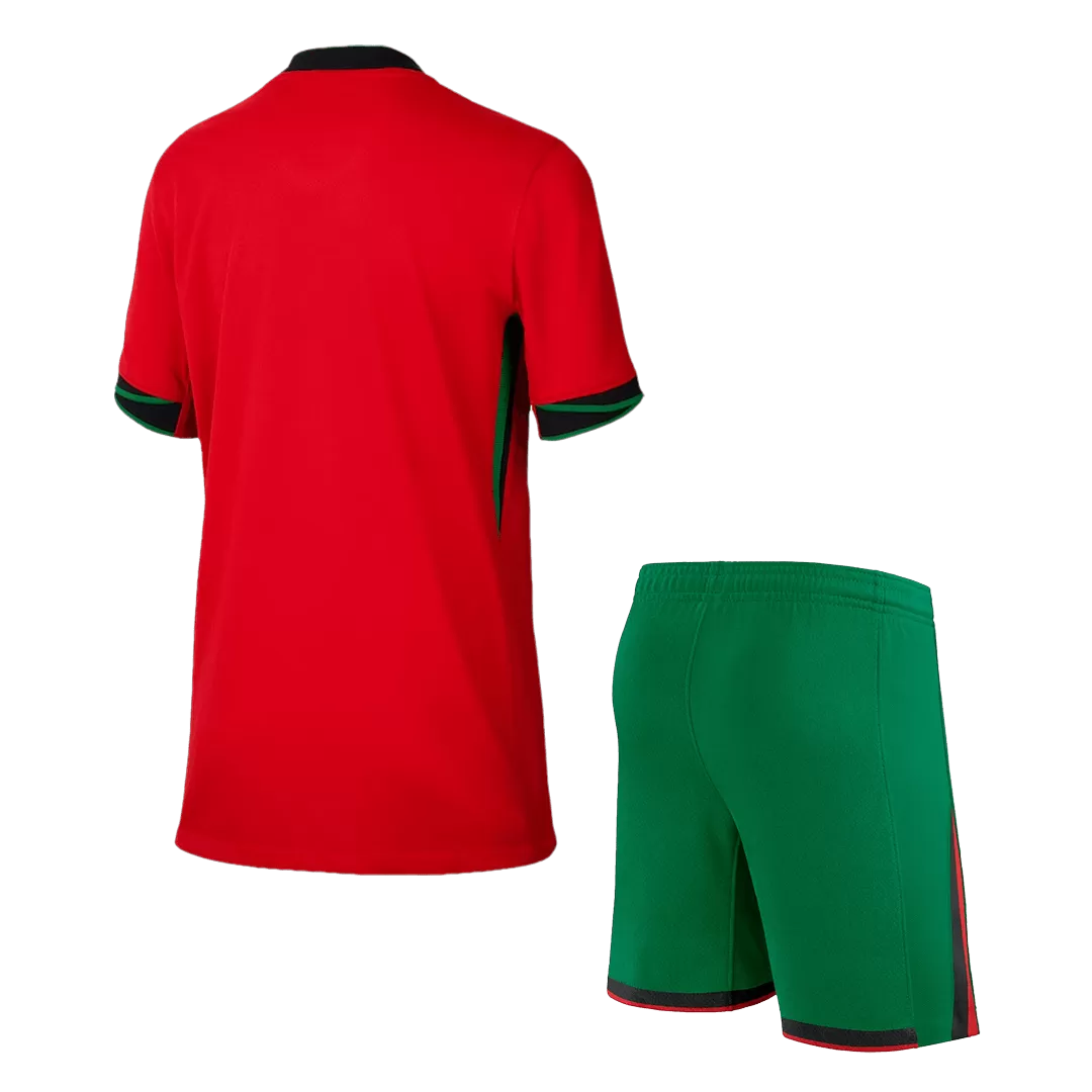 Portugal Home Kids Soccer Jerseys Kit EURO - Image 2