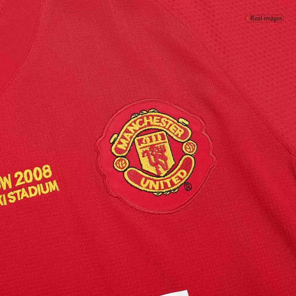 Vintage Soccer Jersey ROONEY #10 Manchester United Home 2007/08 - UCL Final - Image 9