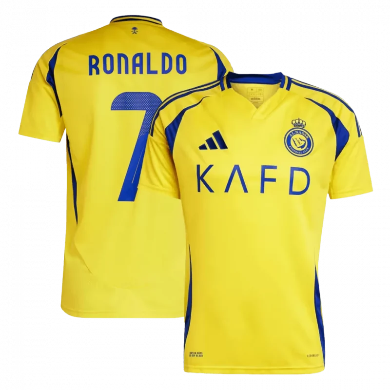 RONALDO #7 Al Nassr Home Soccer Jersey - ACL